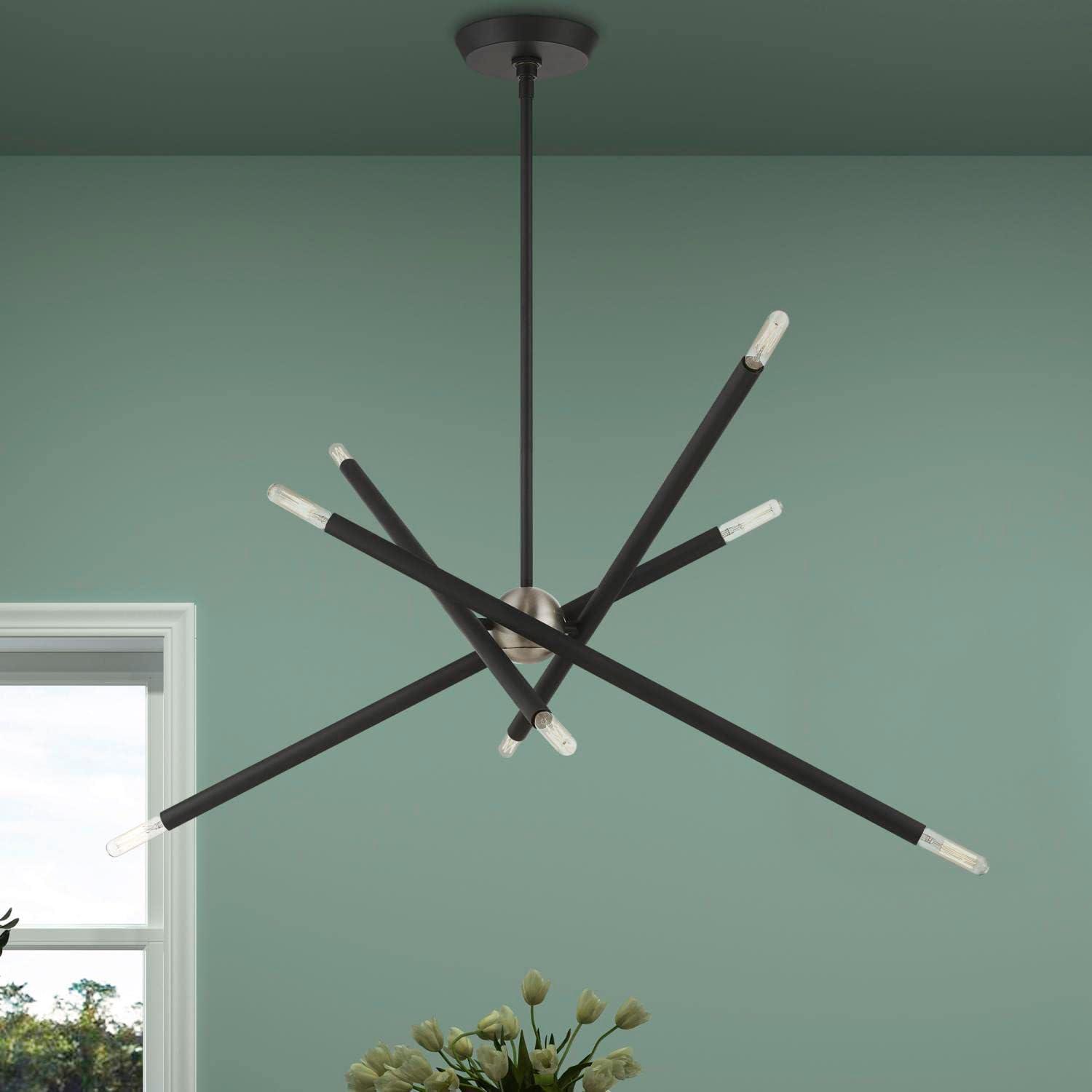 Livex Lighting Soho 8 - Light Chandelier in  Scandinavian Gray