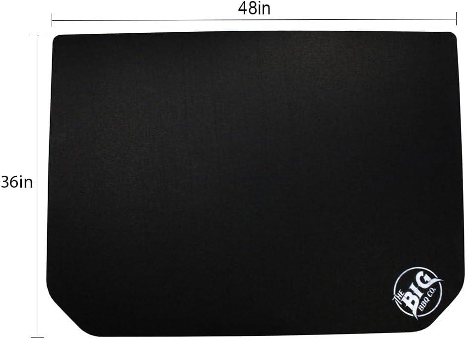 Rubber Heavy Duty Grill Mat Flame & Weather Resistant Made in the USA 36"x48"