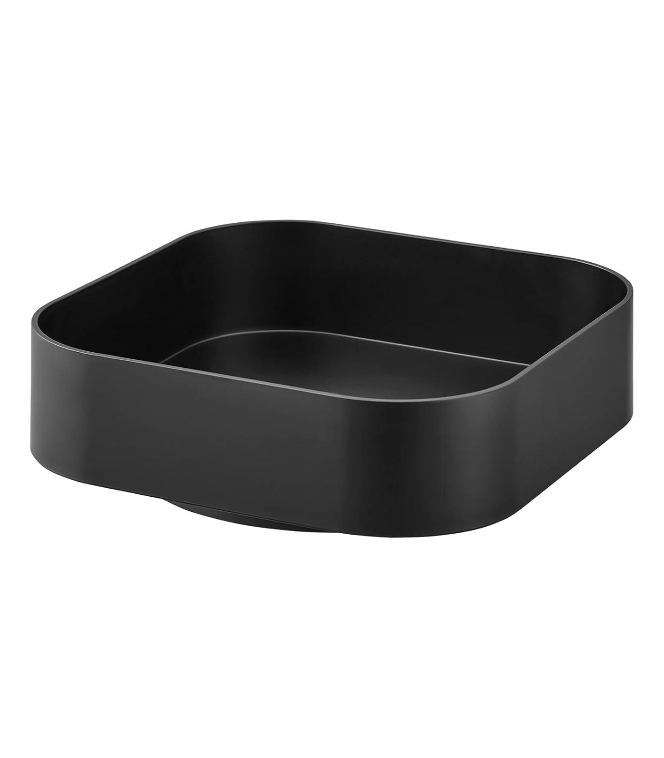 Yamazaki Home Yamazaki Home Rotating Storage Tray, ABS Plastic, Holds 8.8 Lbs