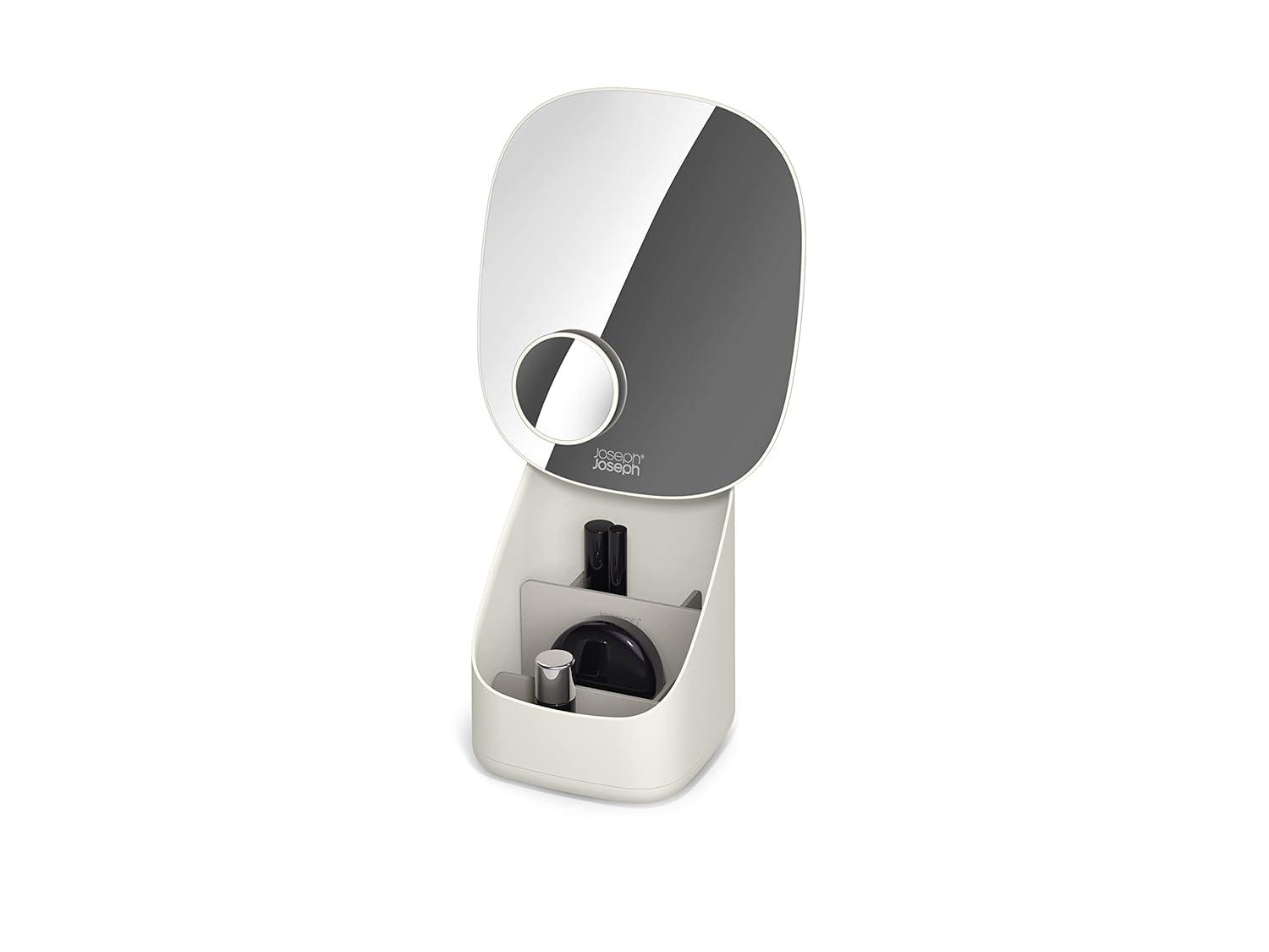 Joseph Joseph Joseph Joseph Viva Makeup Organizer with Pedestal Mirror