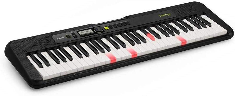 Casio Casiotone LK-S250 Lighted 61-Key Digital Keyboard Black