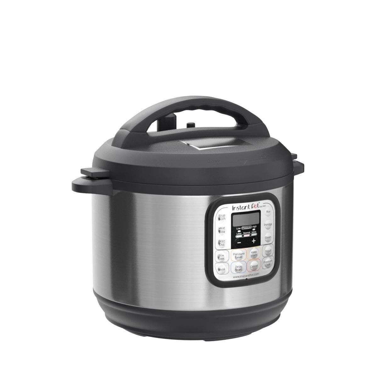 Instant Pot Duo Mini 3-Quart, Electric Pressure Cooker, 7-in-1 Yogurt Maker, Food Steamer, Slow Cooker, Rice Cooker & More