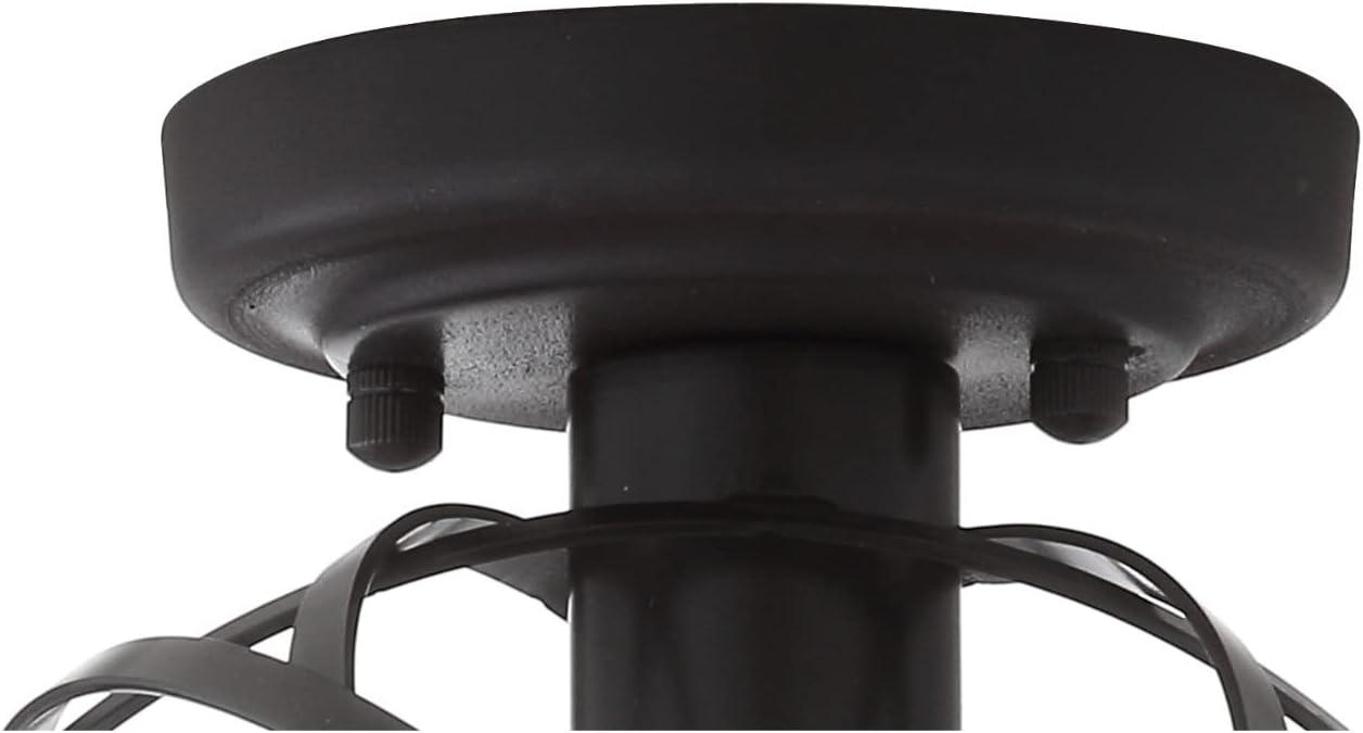 Alba 8.5" Orb Metal LED Flush Mount, Oil Rubbed Bronze