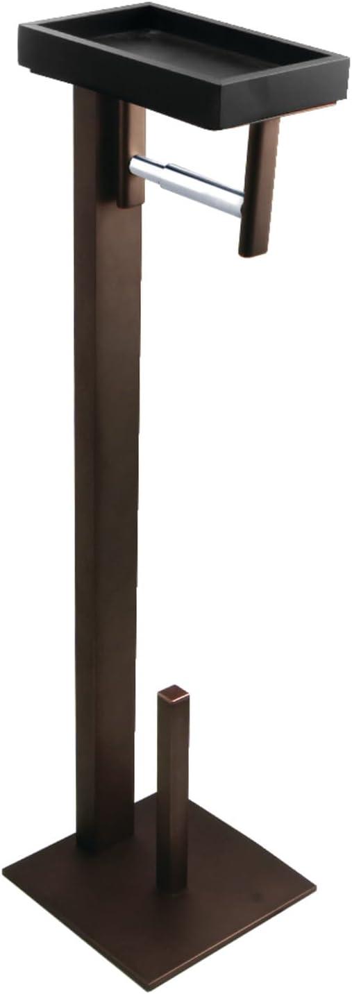 Kingston Brass Edenscape Freestanding Toilet Paper Holder with Storage Shelf | Wayfair
