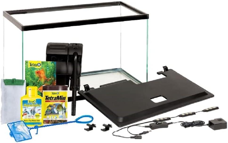 Tetra 10 Gallon Glass LED Aquarium Kit
