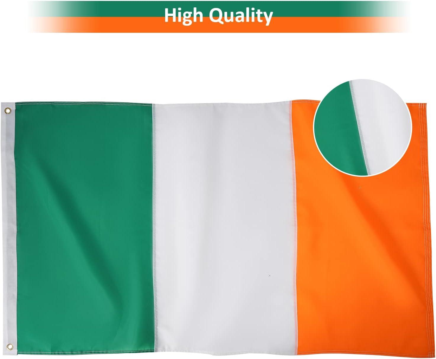 3X5 Ireland Flag 3'x5' Irish FLAG BANNER FAST USA SHIPPER 100D FABRIC