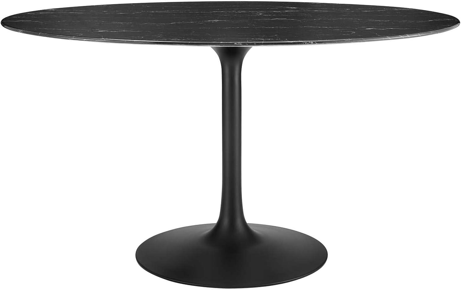 Modway Modway Lippa Oval Artificial Marble Dining Table
