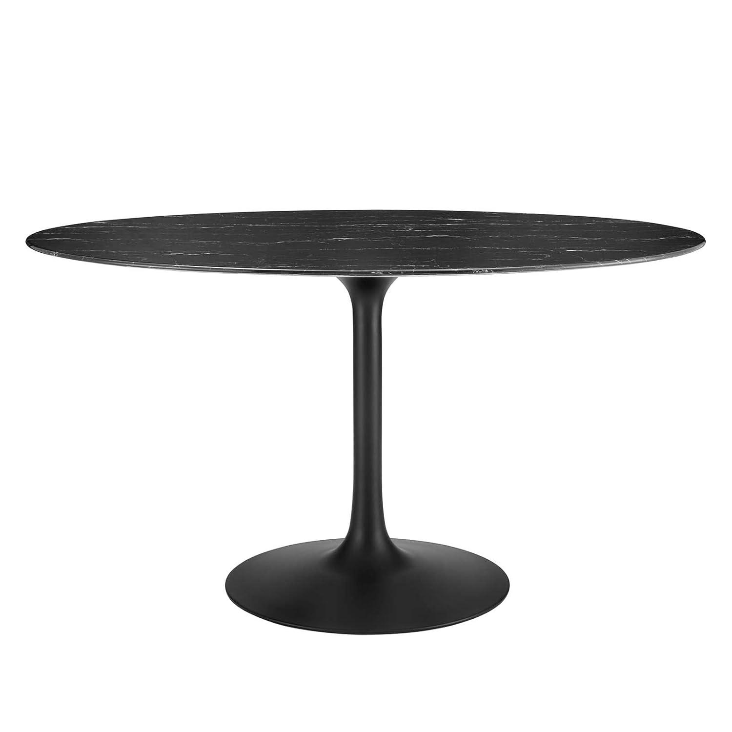 Modway Modway Lippa Oval Artificial Marble Dining Table