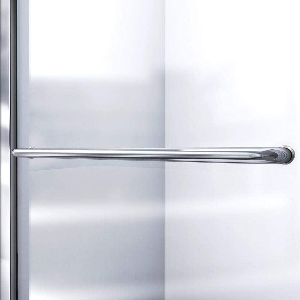 Infinity-Z 44-48" W x 72" H Single Sliding Semi-Frameless Shower Door