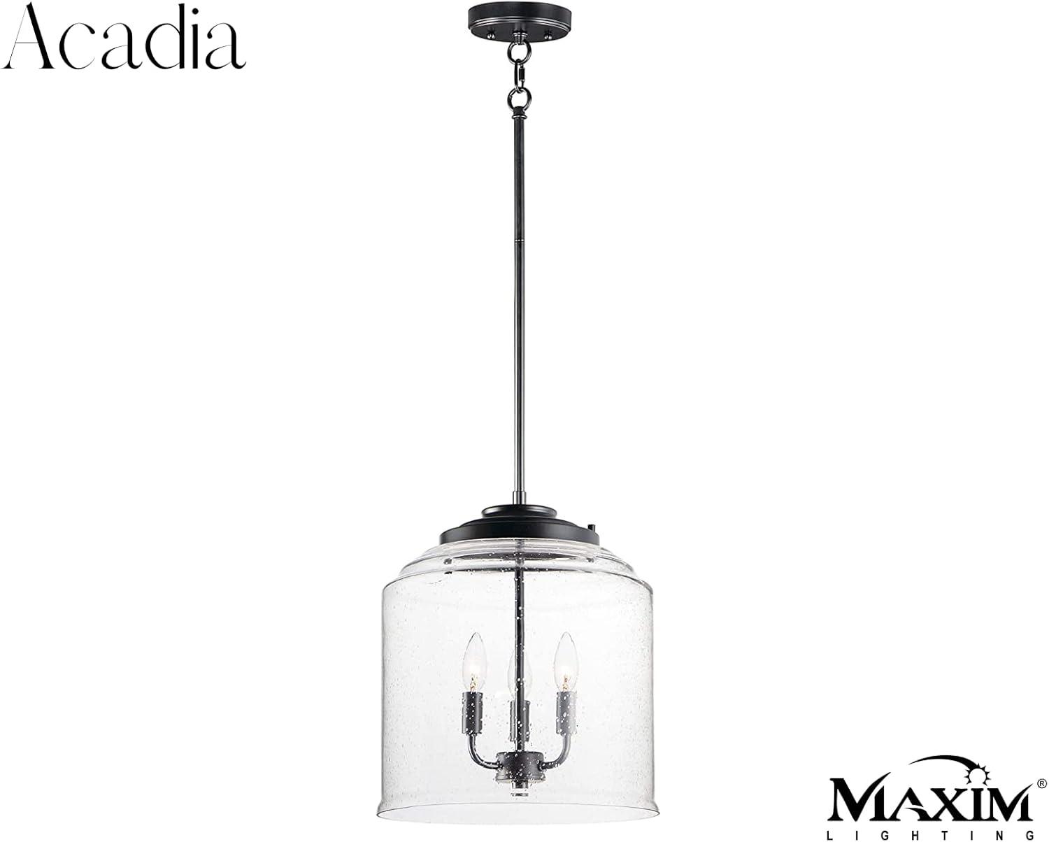 Maxim Lighting Acadia 3 - Light Pendant in  Black