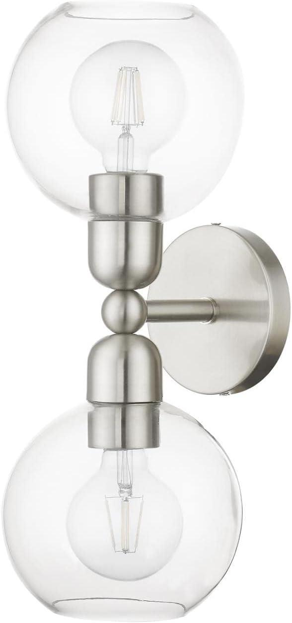 Livex Lighting Downtown 2 - Light Vanity in  Brushed Nickel