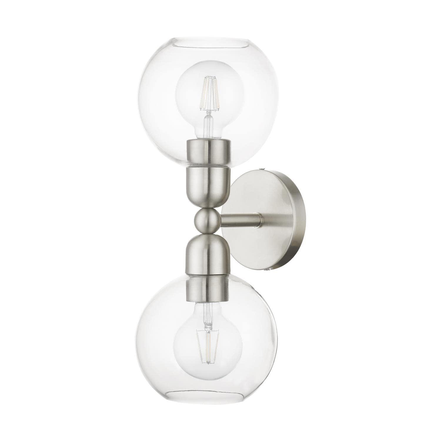Livex Lighting Downtown 2 - Light Vanity in  Brushed Nickel