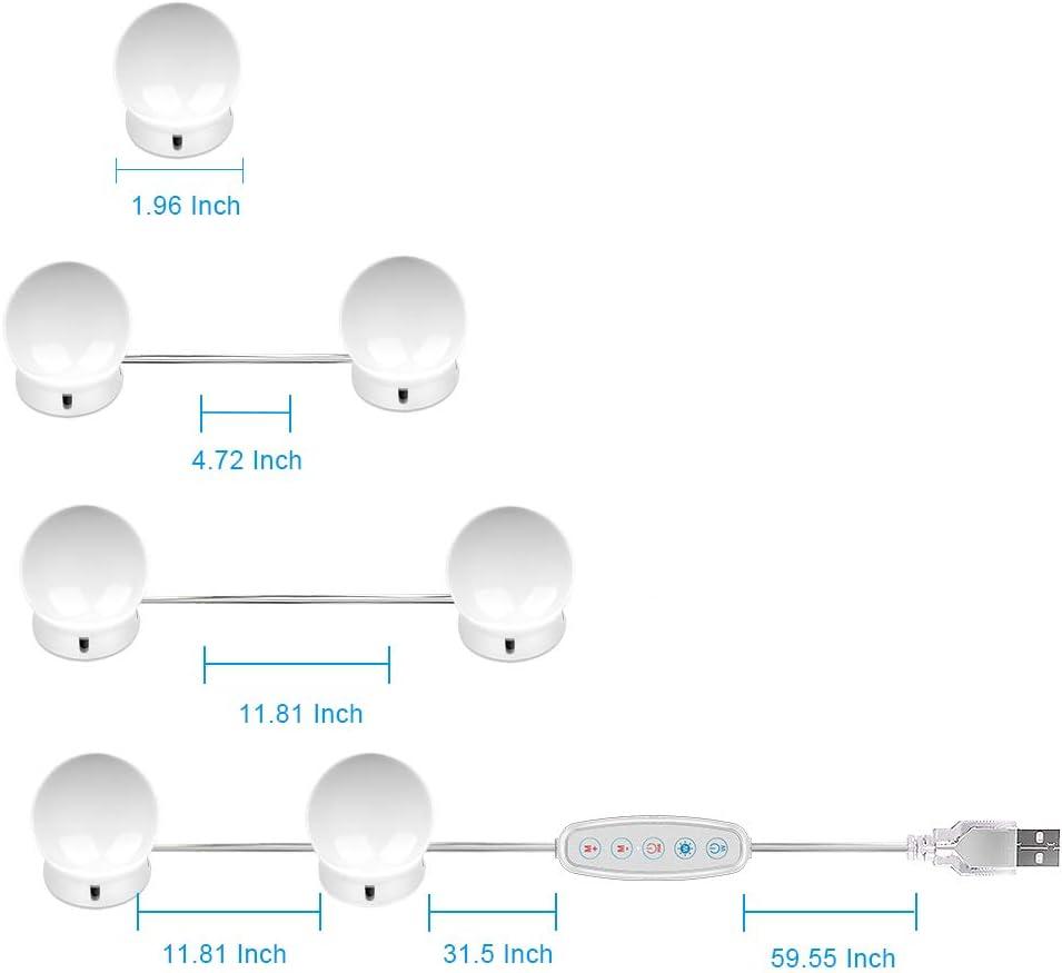 Modern RGB Dimmable 14-Bulb Vanity Mirror Lights