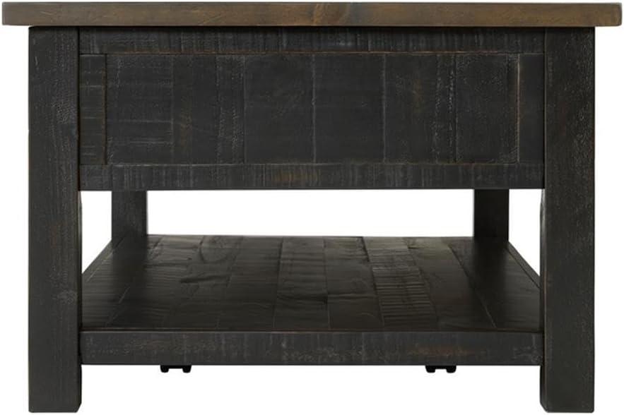 Martin Svensson Home Monterey 50" Coffee Table, Black and Brown