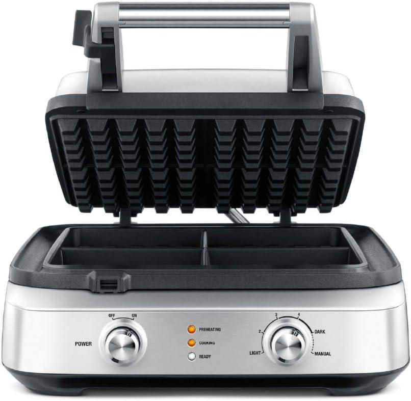 Belgian Style Non-Stick 4-Slice Smart Waffle Maker