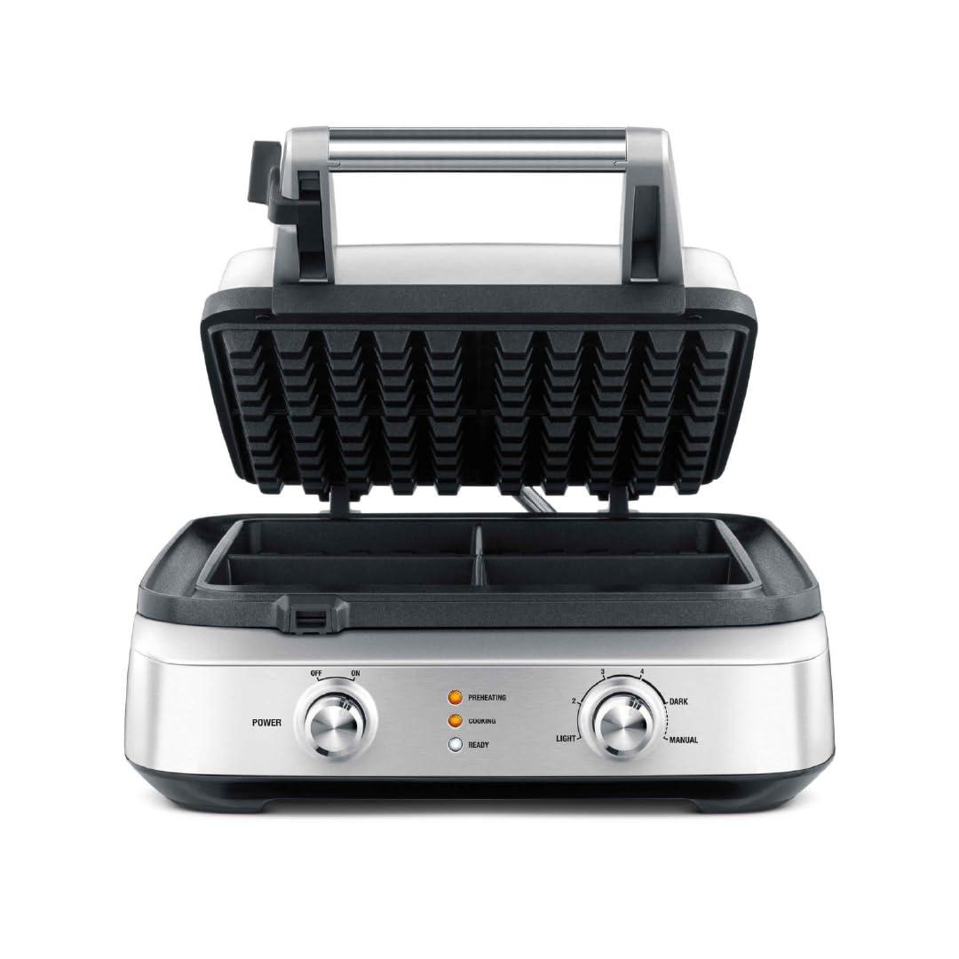 Belgian Style Non-Stick 4-Slice Smart Waffle Maker