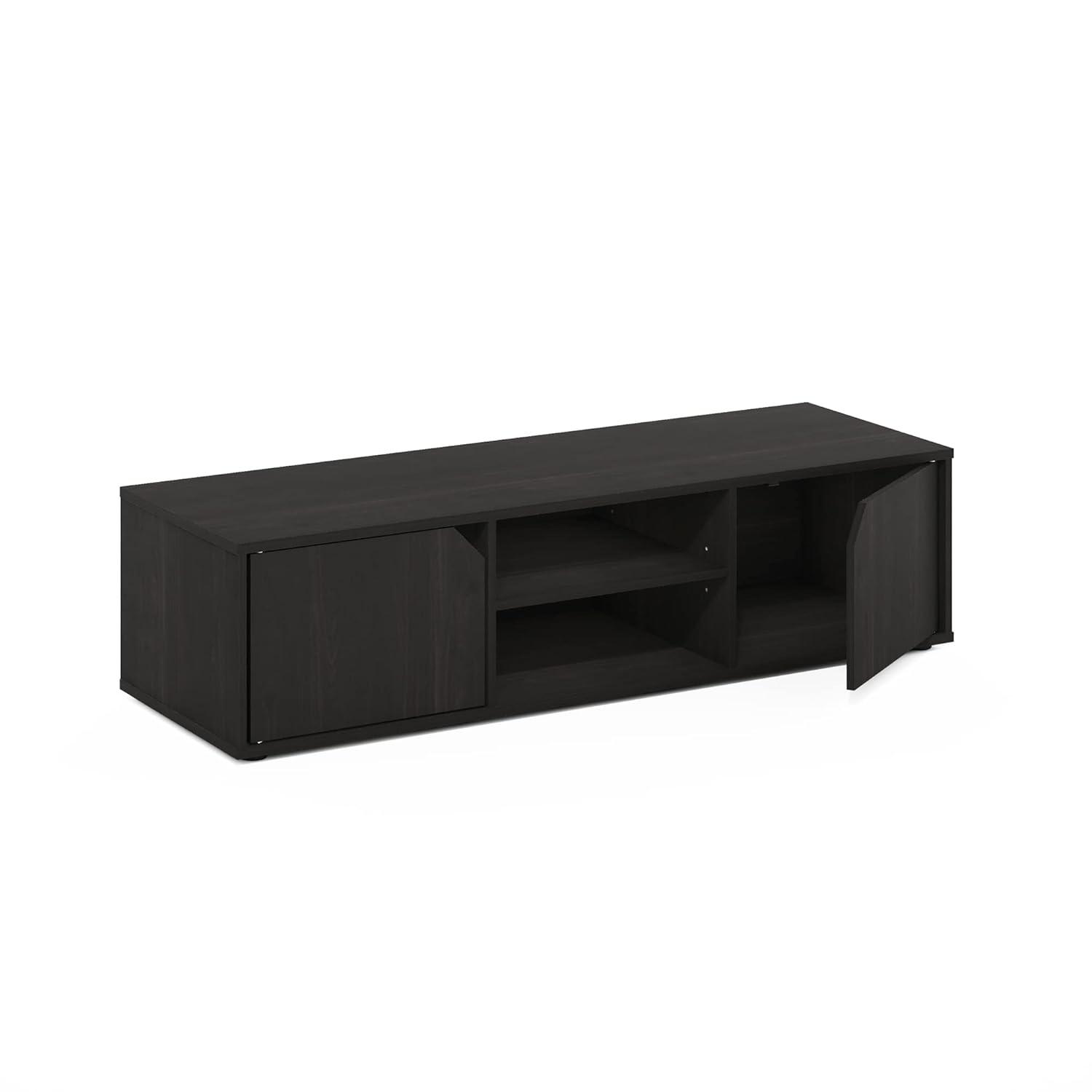 Furinno Classic TV Stand for TV up to 55 Inch, Espresso