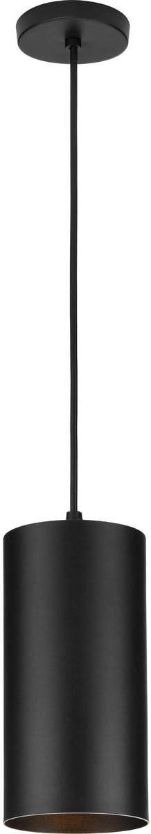 Progress Lighting, Cylinder, 1-Light, Outdoor Hanging Pendant, Antique Bronze, No Shade - "Cylinder 1-Light Antique Bronze Outdoor Pendant"