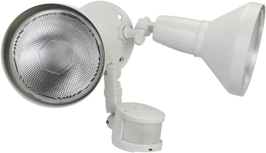 All-Pro Motion-Sensing 180 deg Incandescent White Outdoor Floodlight Hardwired