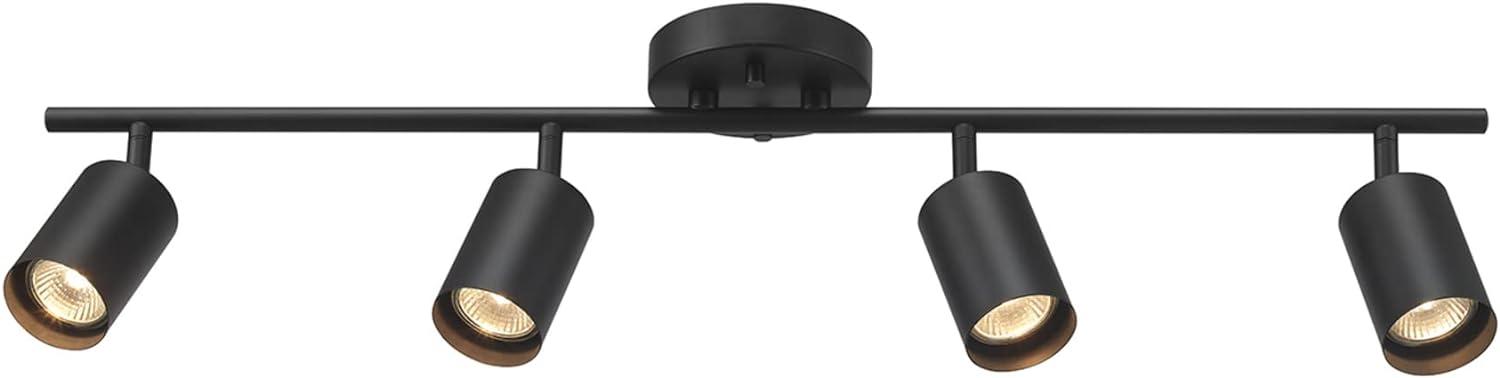 Globe Electric 64000012 4-Light Halogen Track Lighting, Oil-Rubbed Bronze - Quantity 1