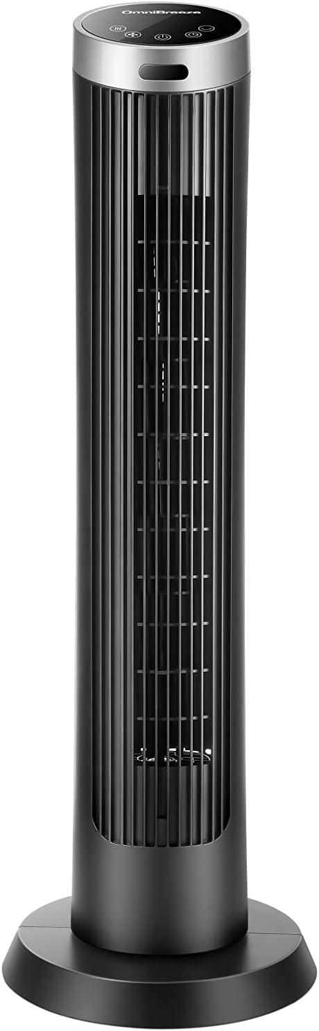 Omnibreeze 36" 4-Speed Oscillating Tower Fan, Model#DC2220, Black