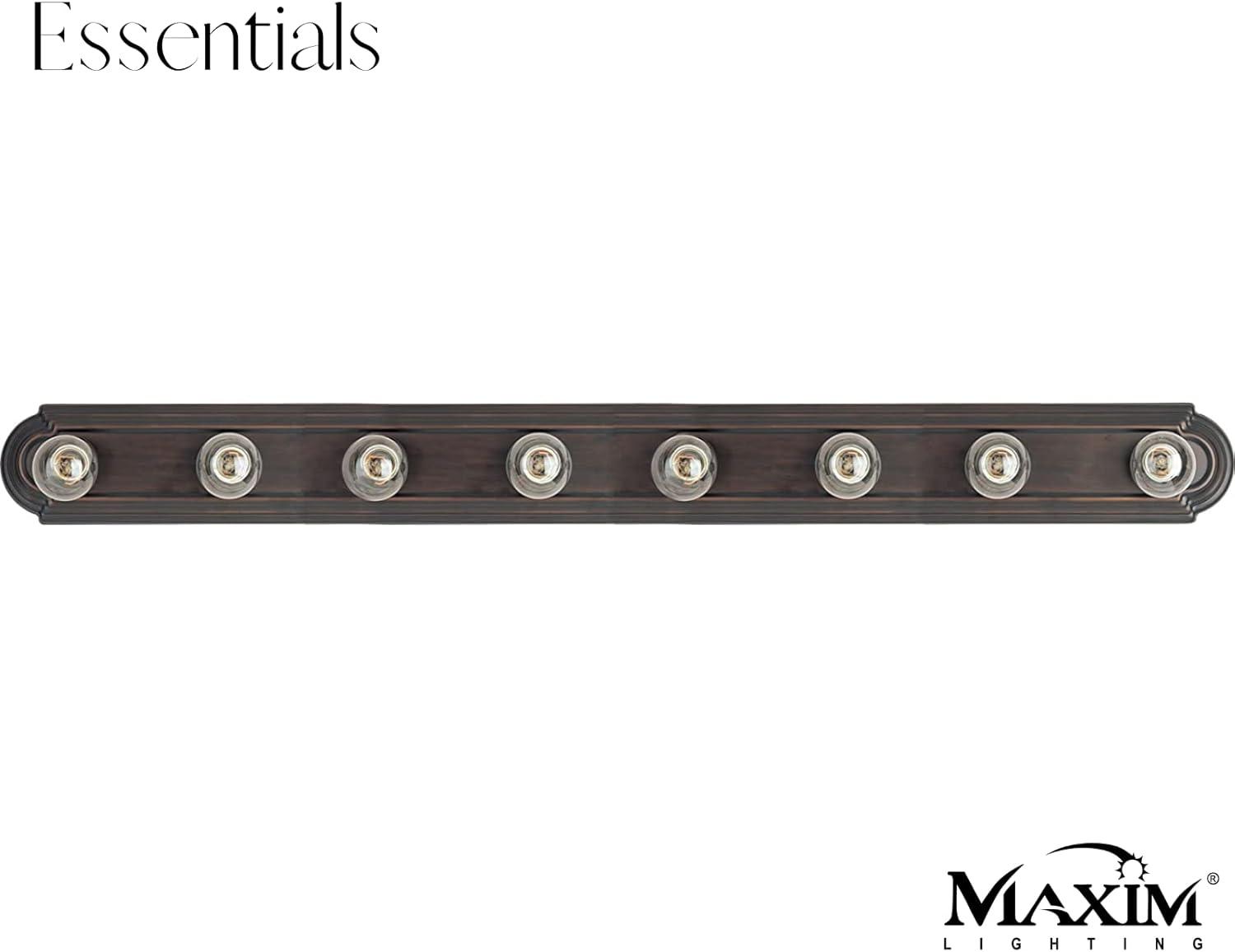 48-Inch Oil Rubbed Bronze 8-Light Dimmable Vanity Fixture