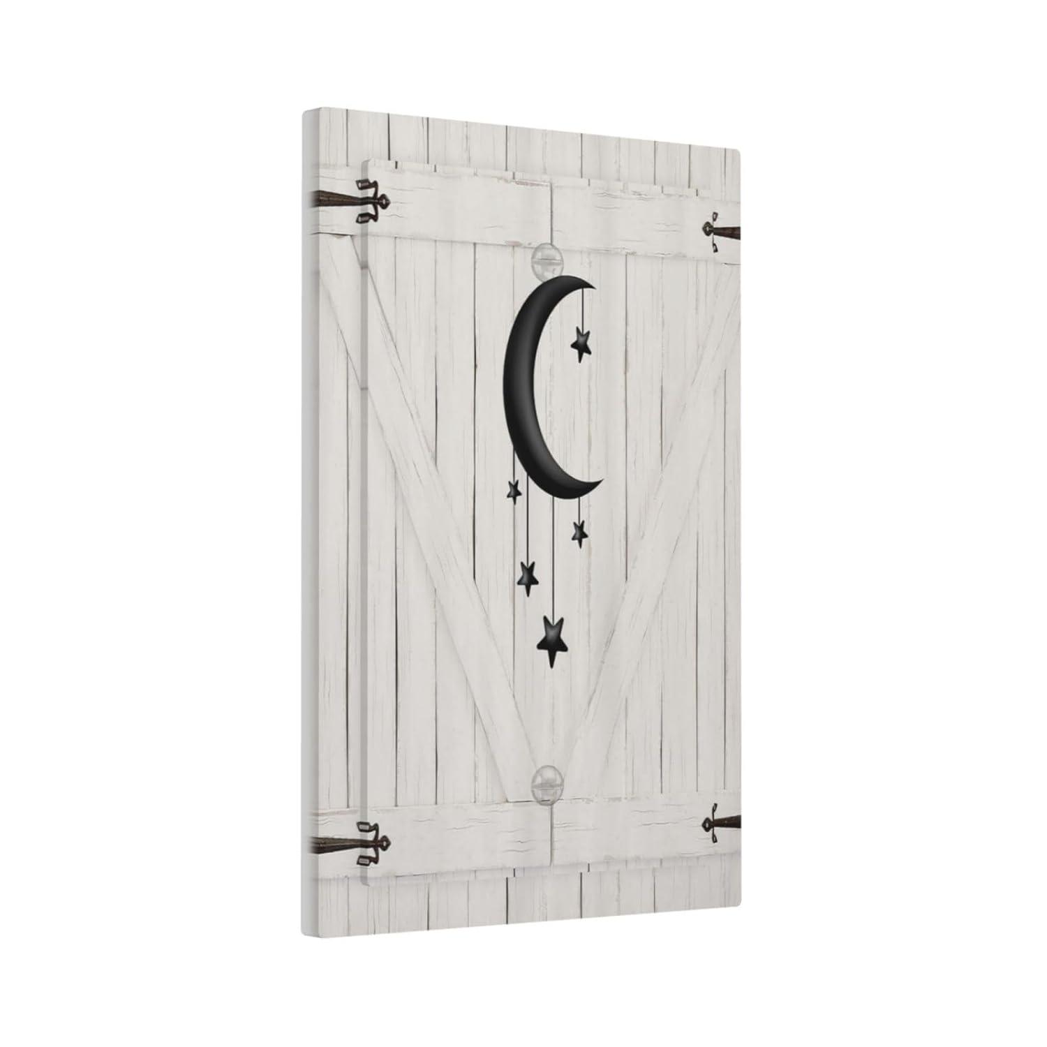 Sunyuer Sea Starfish Beach Decorative Wall Plate, 1 Gang Single Blank Outlet Cover Decorative Switch Plate for Kitchen Bathroom Bedroom, 4.5x2.76 Inch