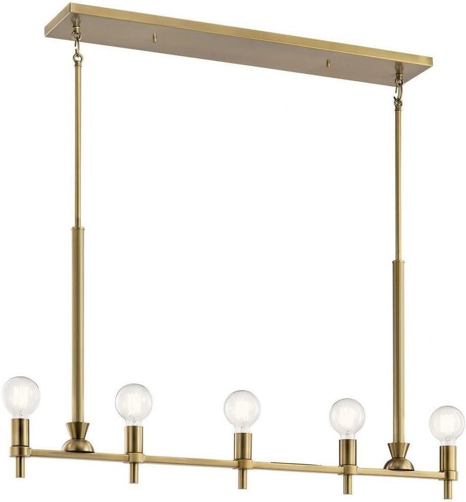 Kichler Lighting Torvee 5 - Light Chandelier in  Brushed Natural Brass