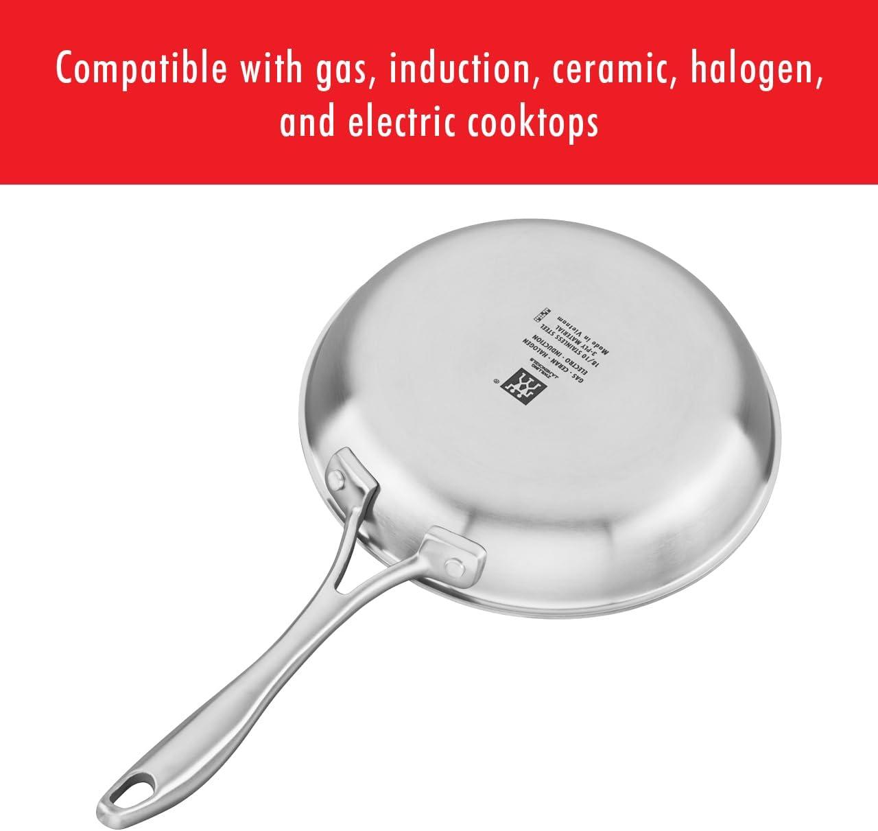 Zwilling Spirit 3-ply 10-piece Stainless Steel Ceramic Nonstick Cookware Set