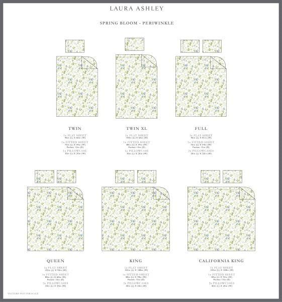 Cotton Sheet Set King Spring Bloom - Laura Ashley