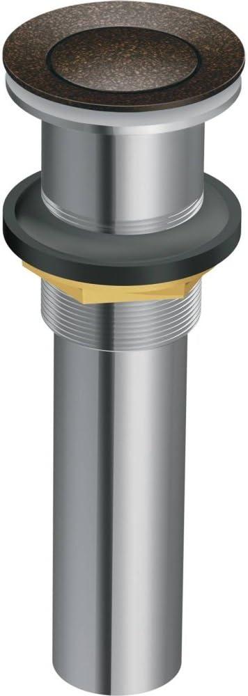 Moen Spring Loaded Push Button Bathroom Drain Assembly, Without Overflow