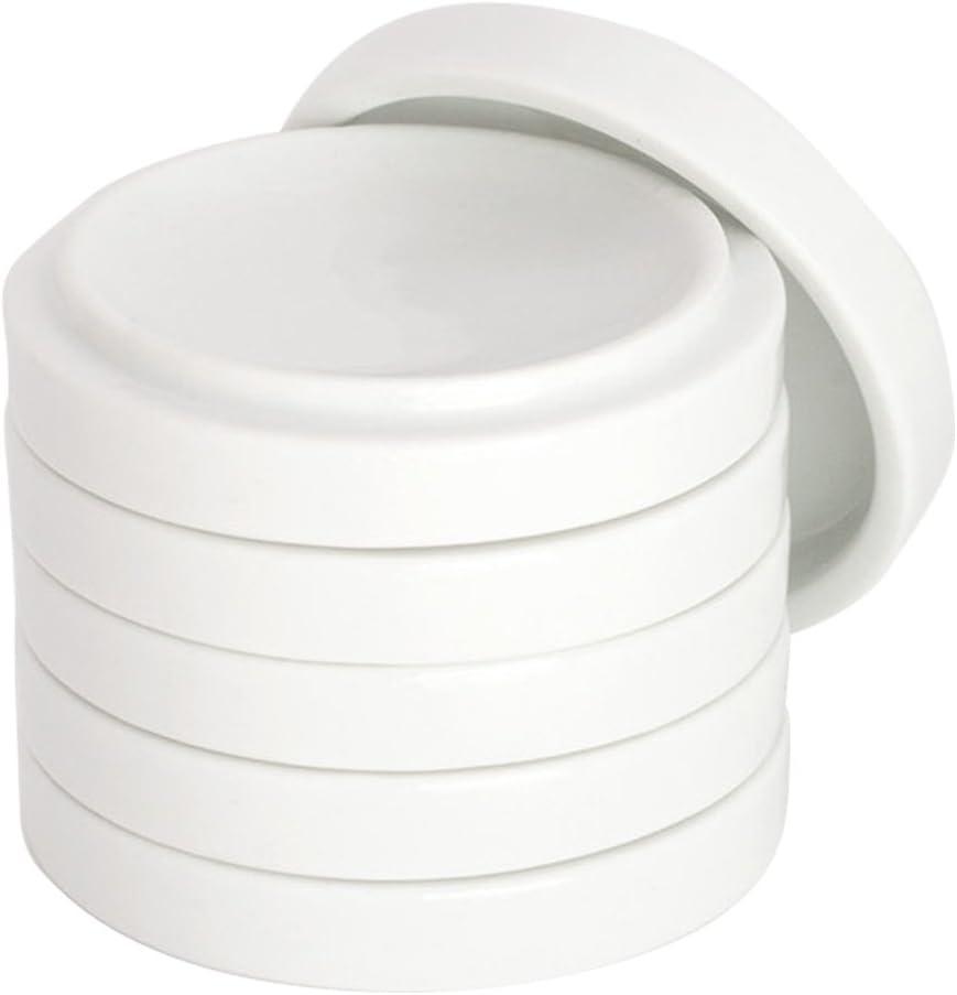Pure White Porcelain Small Nesting Bowls Set of 6