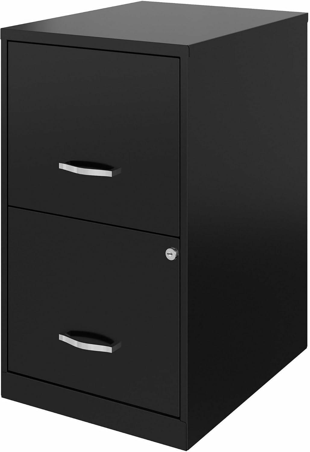 Lorell Soho 14.3'' Wide 2 -Drawer Steel File Cabinet