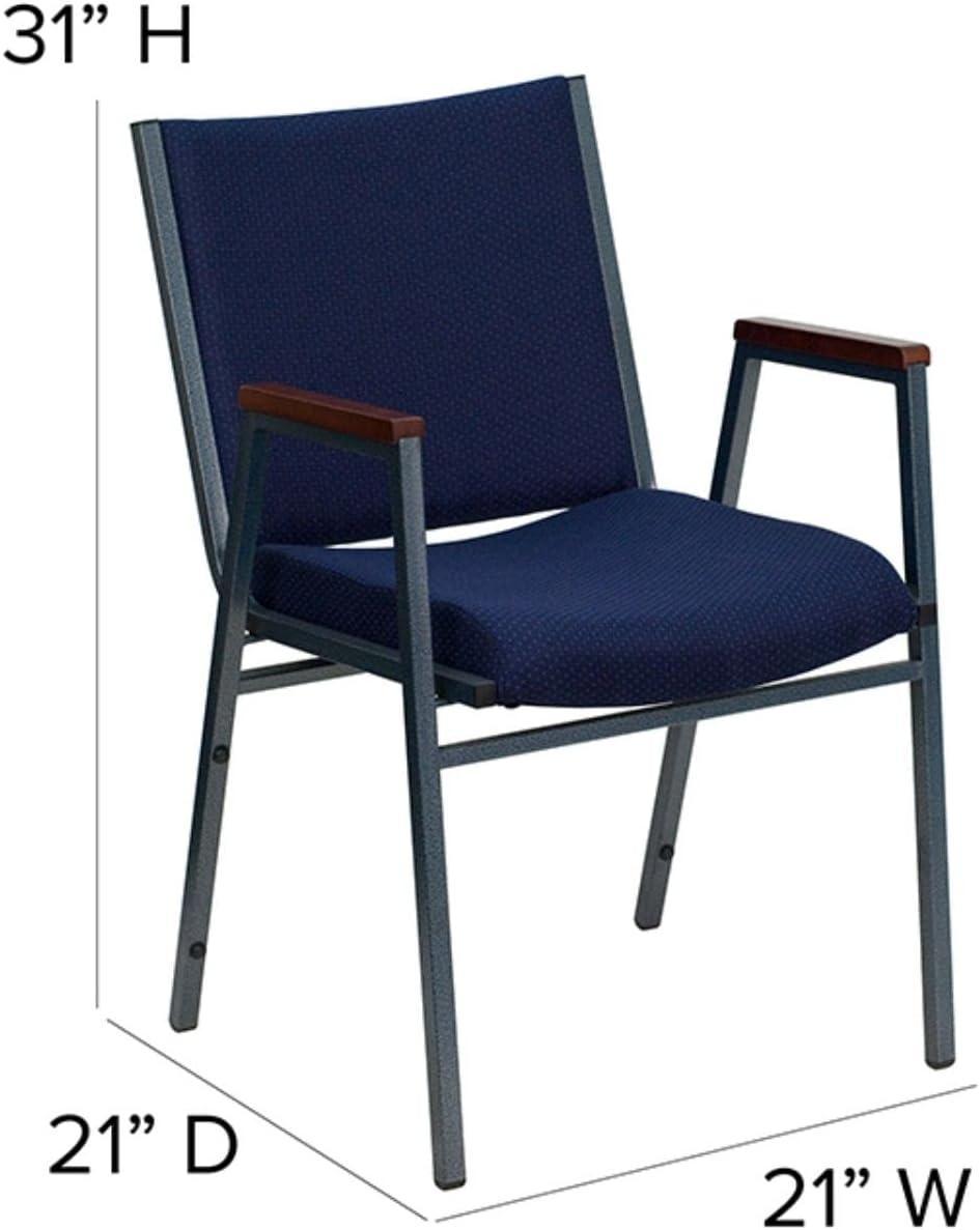 Offex Aliya Heavy Duty Stack Chair with Arms & Reviews | Wayfair