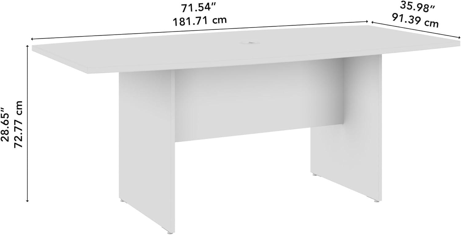 72'' Boat Shaped Conference Table