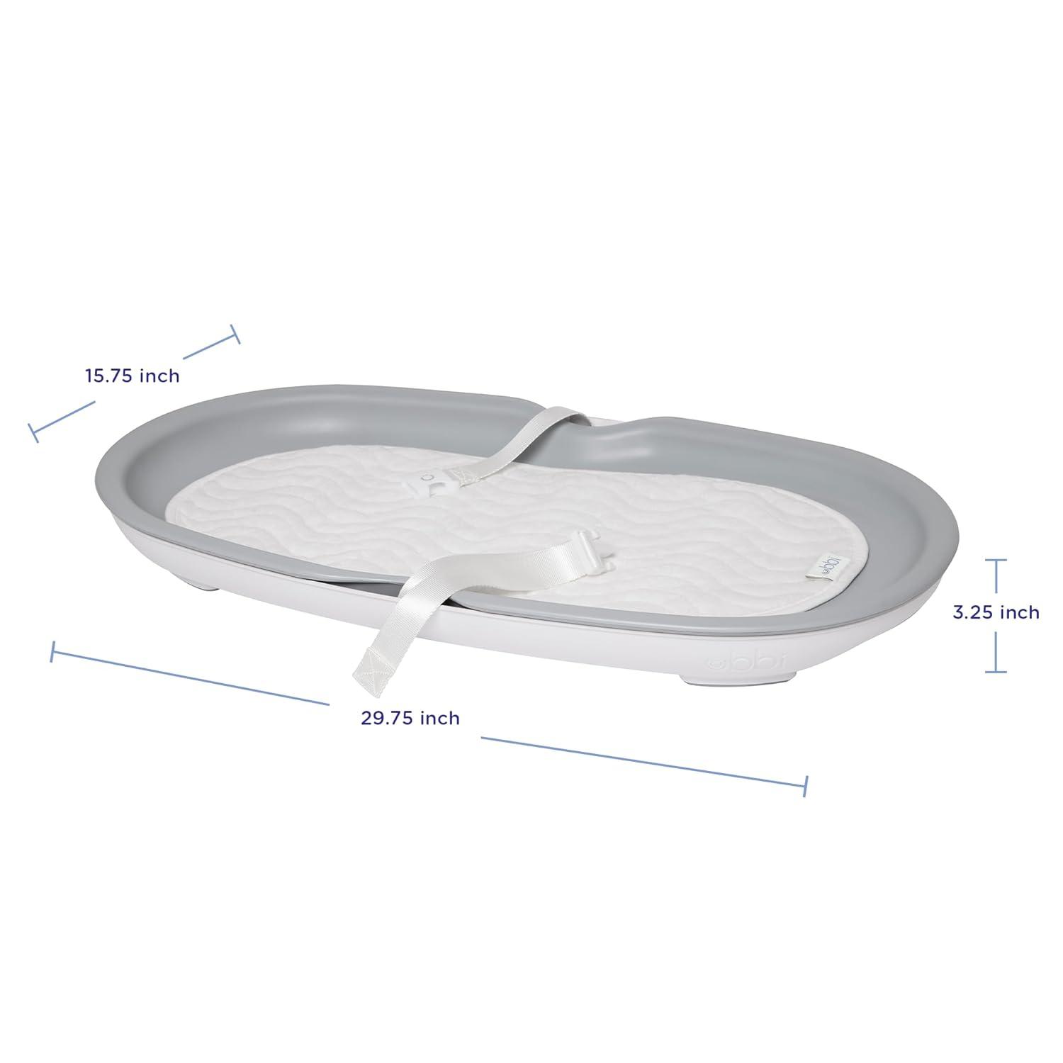 Ubbi Foam Changing Pad - Gray