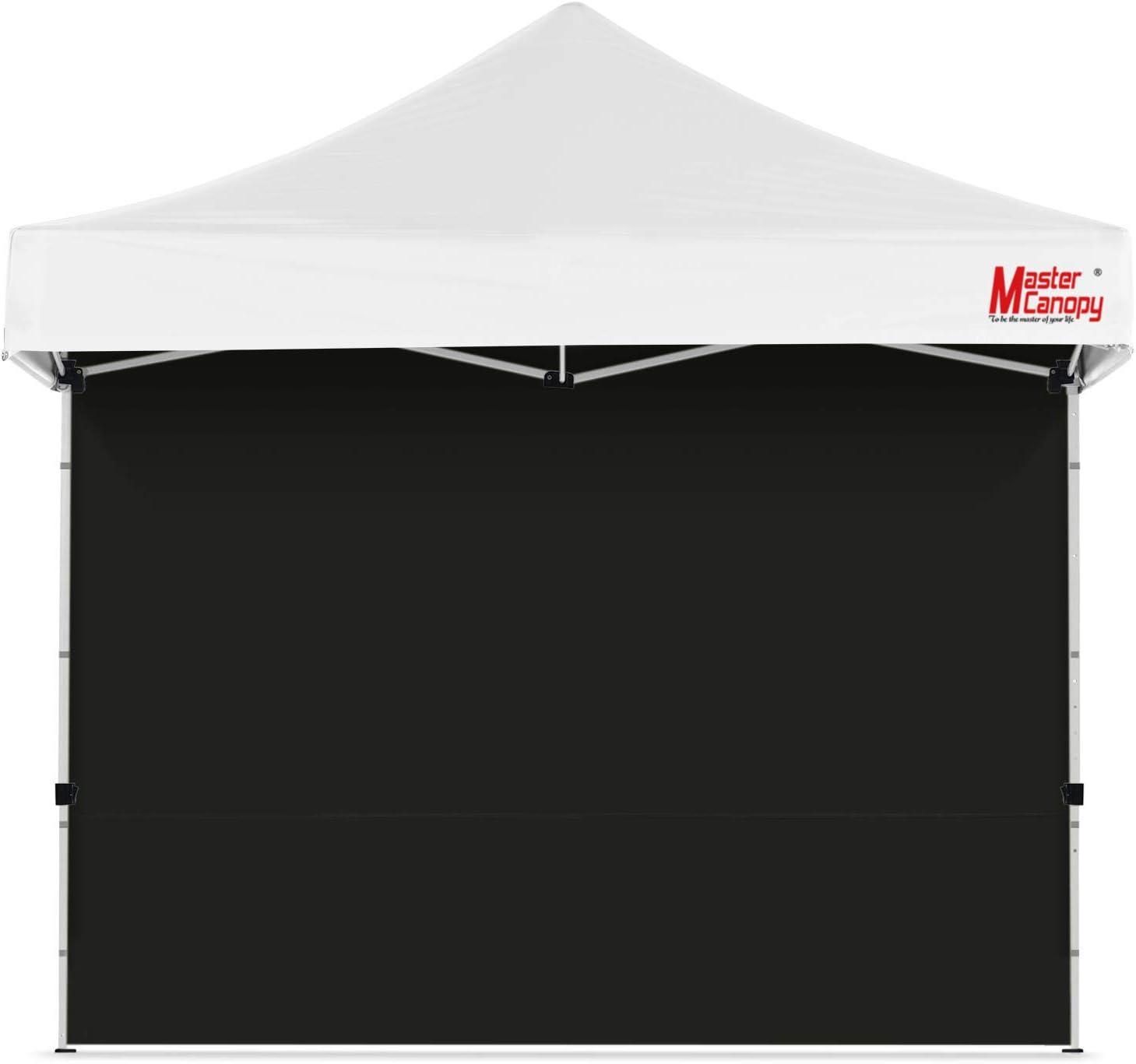 HLong Canopy Tent Sidewall for 10x10 Pop Up Canopy, 1 Piece, Black
