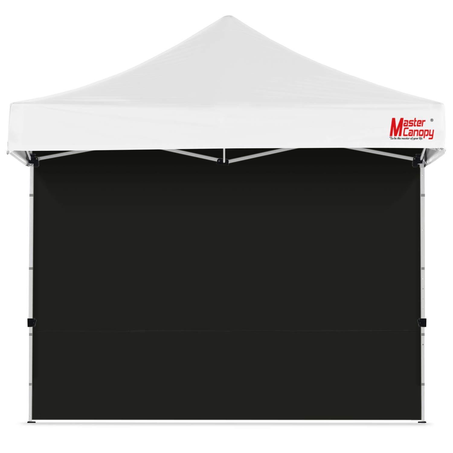 HLong Canopy Tent Sidewall for 10x10 Pop Up Canopy, 1 Piece, Black