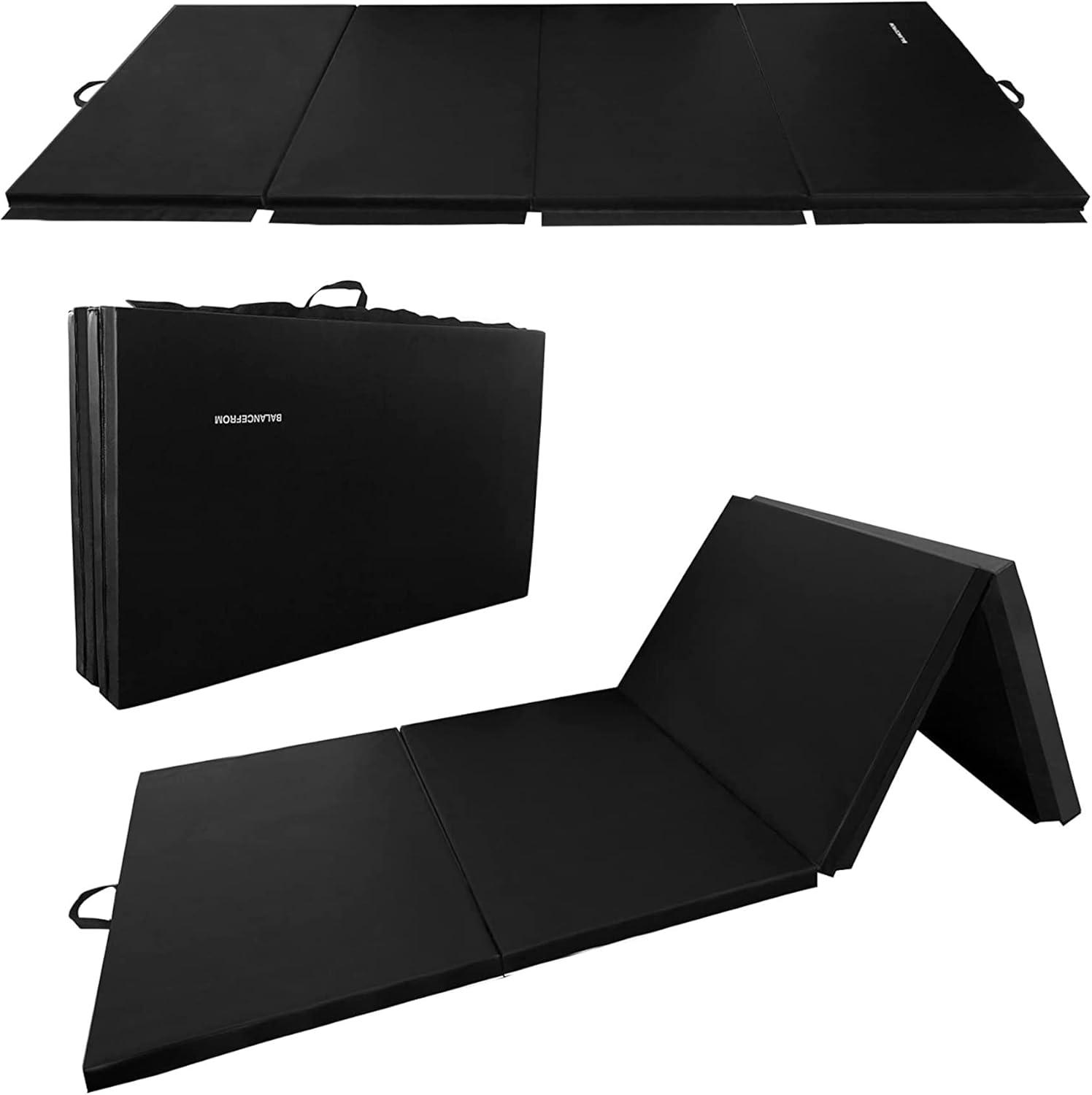 BalanceFrom Fitness BalanceFrom Fitness All Purpose Folding Gymnastics Gym Exercise Mat for Yoga, Aerobics, Pilates, and Martial Arts