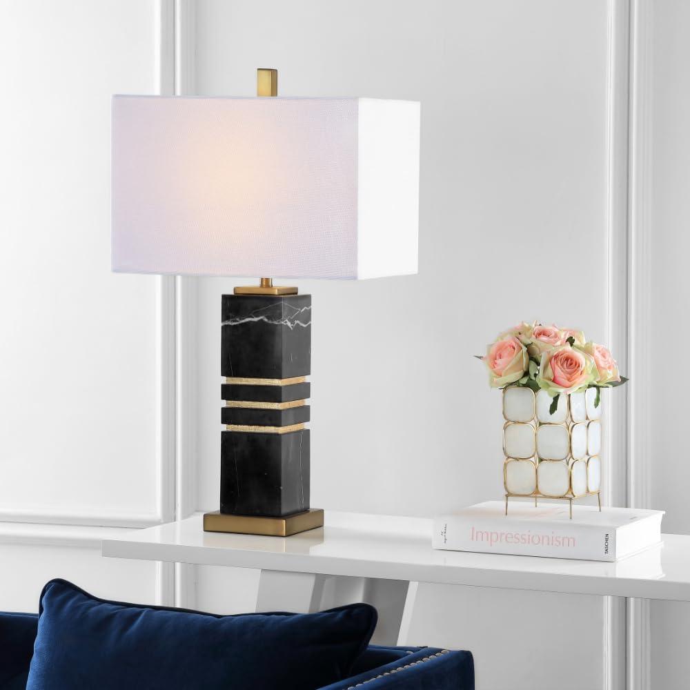 Everly Quinn Tonna Marble Table Lamp