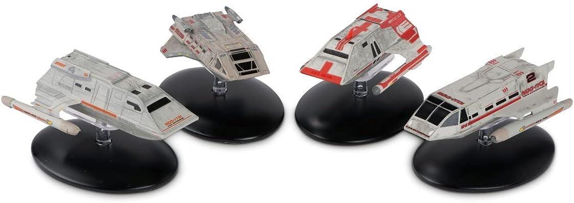 Eaglemoss Collections Star Trek Shuttlecraft Replica Set 4 | Passenger, Warrant, Short-Range, Medical | UK Version