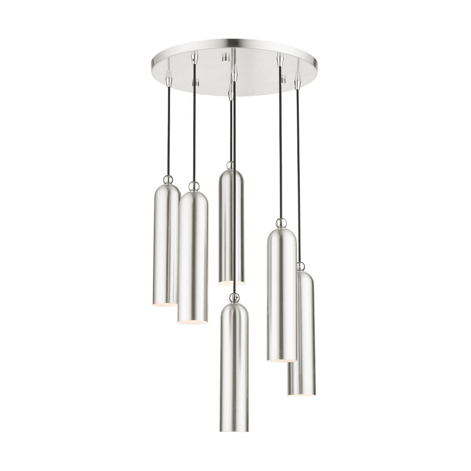 Livex Lighting Ardmore 6 - Light Pendant in  Brushed Nickel