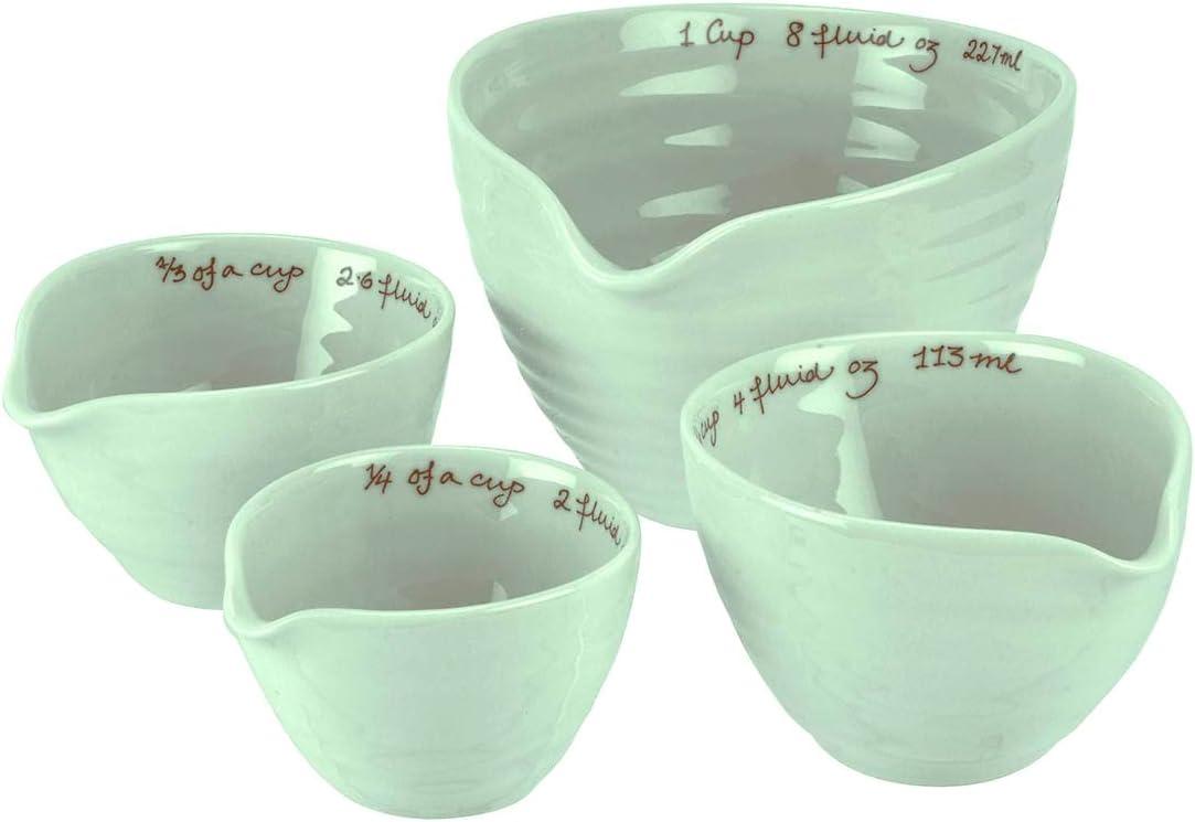 Portmeirion Portmeirion Sophie Conran Celadon Measuring Cups 5.5" (Set of 4)