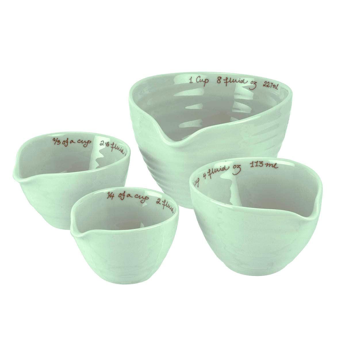 Portmeirion Portmeirion Sophie Conran Celadon Measuring Cups 5.5" (Set of 4)