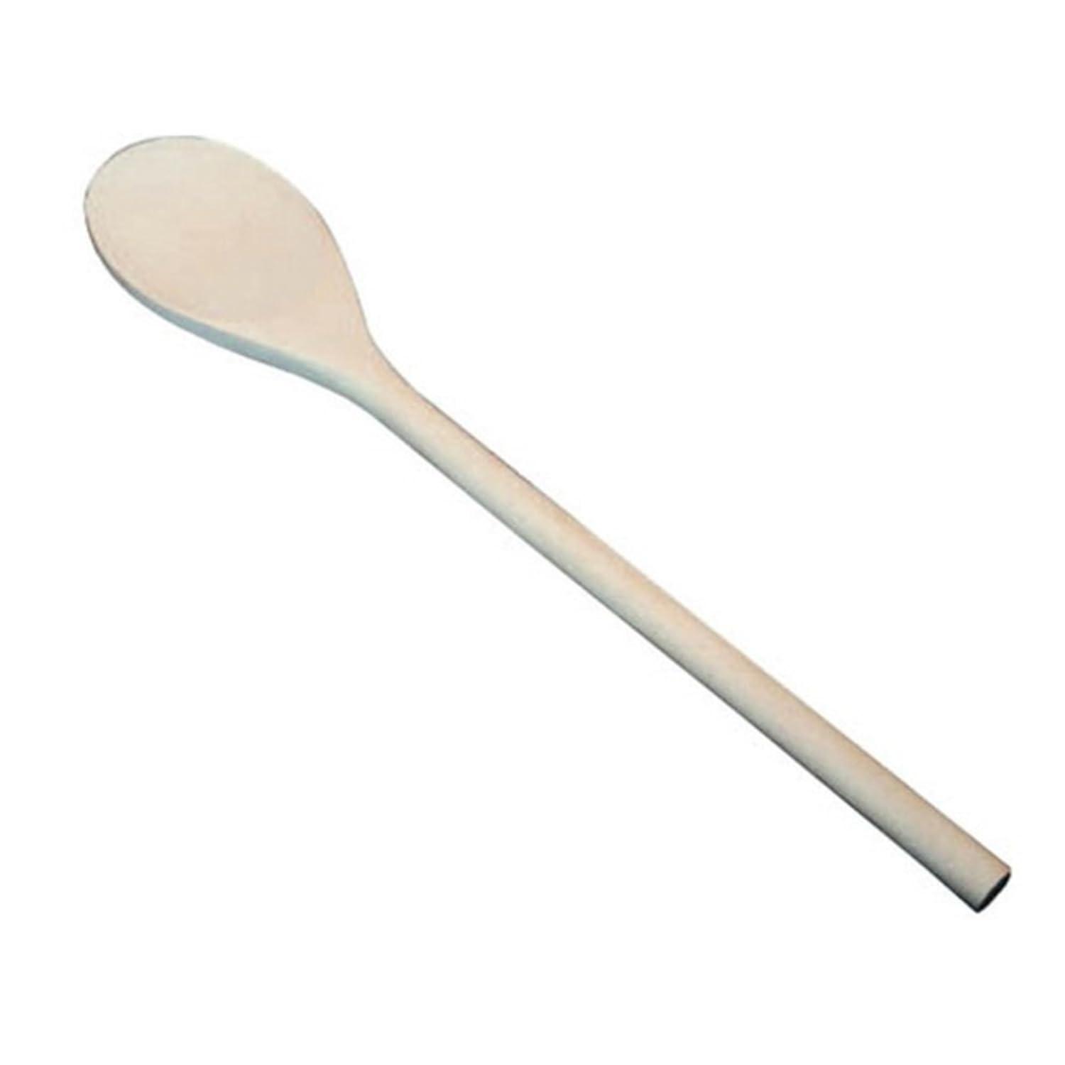 EcoQuality Ecoquality Large Wooden Spoons Heavy Duty Stir Spoons For Cooking In Big Pots Food Tasting Big Spoon (Set of 6)