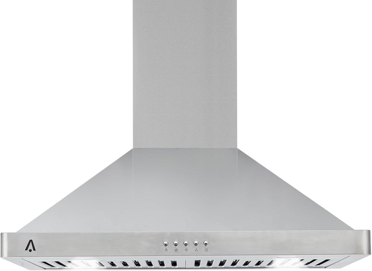 30 Inch Stainless Steel Convertible Wall Mounted Range Hood