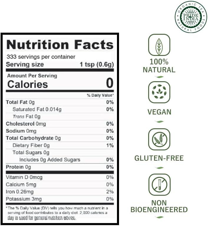 PRIDE OF INDIA Bay Leaf Ground PACK of 1 - 7 Oz