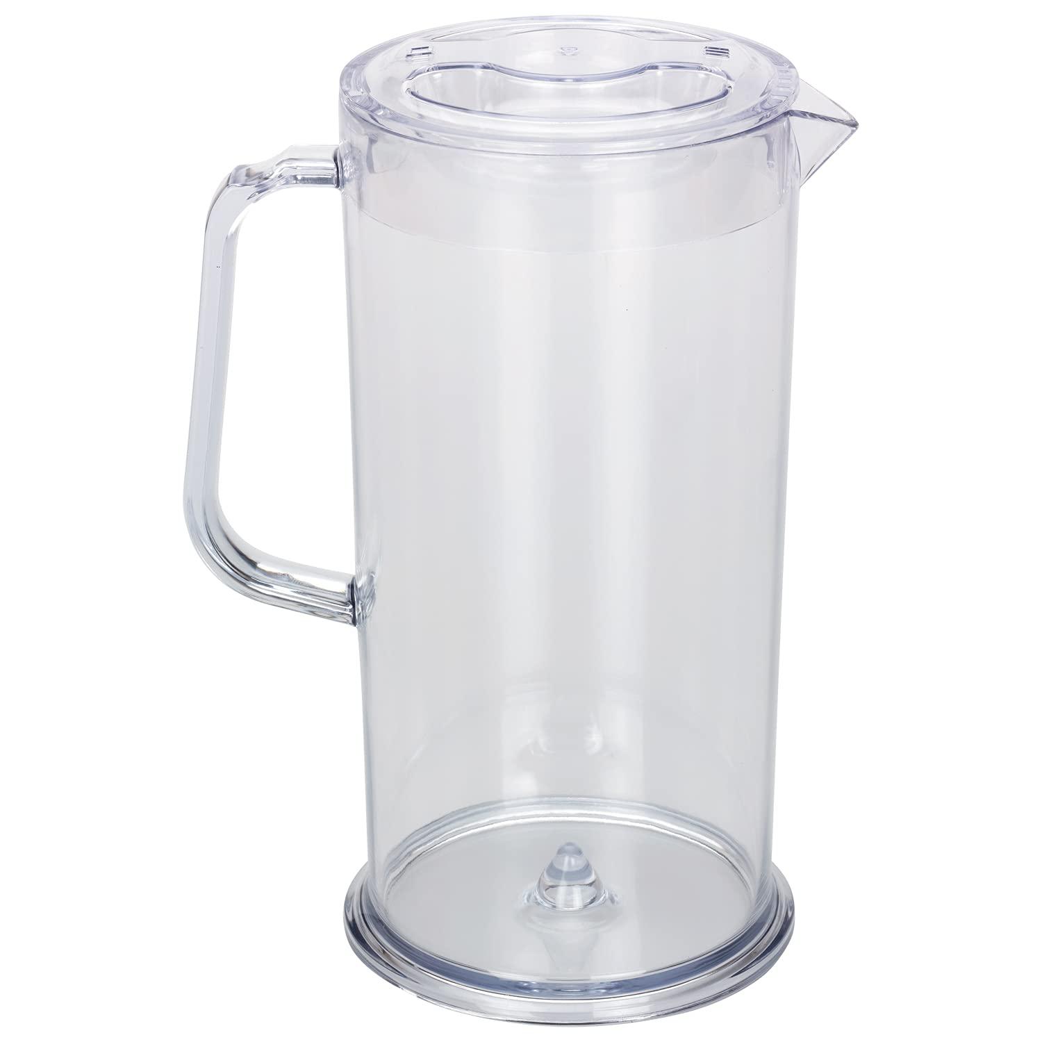 Clear BPA-Free 64 oz Plastic Water Pitcher with Lid