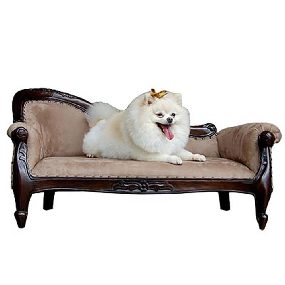 D-Art Collection Mahogany Victorian Pet Sofa