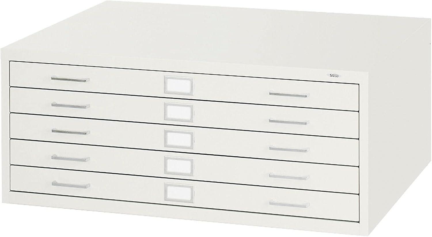 Five-Drawer Flat File Filing Cabinet